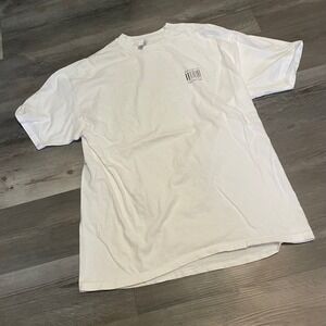 Vintage 1998 Hanes Beefy-T Exam Week Generics Graphic T-Shirt White XL Mens 90s